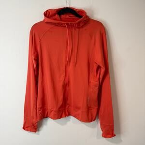 Simms Women's Solarflex Full Zip Hoody Jacket UPF Fishing Orange Medium